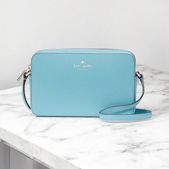 kate spade Handbags - Kate Spade Sienna Crossbody Smoky Blue Leather KC469